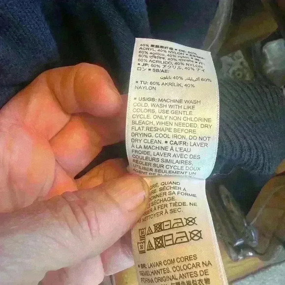 Lark and Ro V Neck men’s sweater XXL. Very good condition. Navy. - Picture 4 of 4